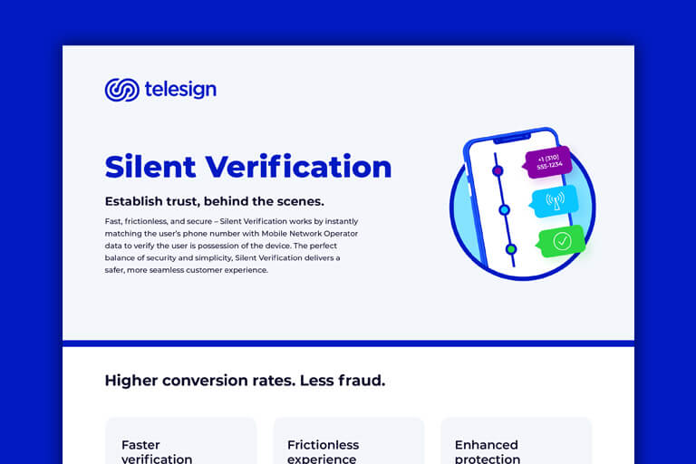 Silent Verification datasheet