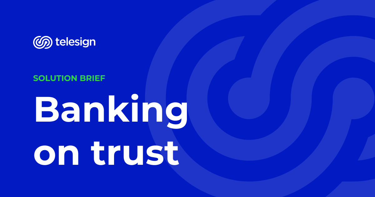 Banking on trust