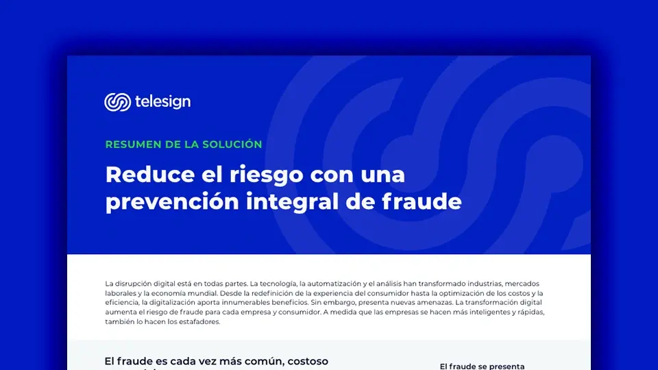 Reduce el riesgo con una prevención integral de fraude